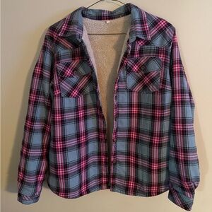 Flannel Fleece-lined Jacket